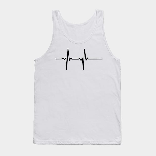 Heart Rate Tank Top by HexaDec